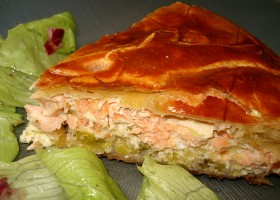 Tourte au saumon de Julie