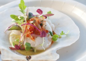 Salade de saint jacques de la Closerie des Lilas