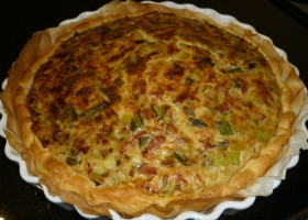 Tarte aux poireaux