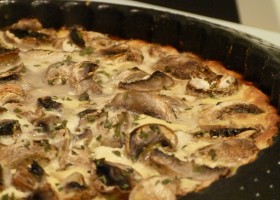 Tarte aux champignons