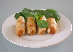 Nems au crabe  (pâtés impériaux) d’ Annie Roubin