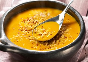 Soupe de potiron à la truffe