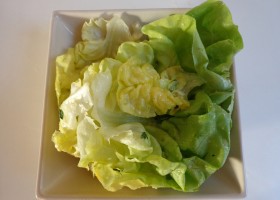 La salade verte  à la citronnelle de Nathalie