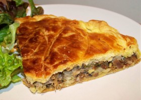 Tourte au canard et au miel
