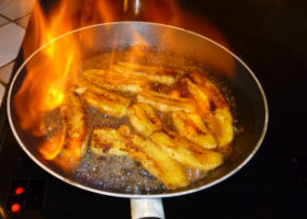 Bananes flambées au Rhum