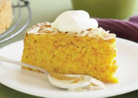 Cake carottes et amandes de Julie