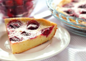 Clafouti sans lait ni farine