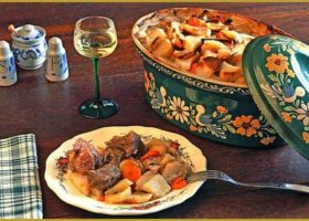 Bæckeofe d’Odile (et très accessoirement de Joël Robuchon)