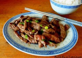 Bœuf au soja