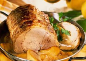 Rôti de porc à la compote de pomme de Tatine
