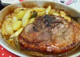 Rouelle de porc à l’ail d’Odile