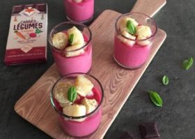 Verrines de St Jacques et betteraves