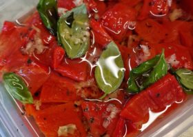 Les poivrons marinés d’Aimée Plauchier